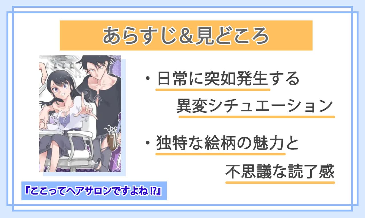 ここってヘアサロンですよね!?のあらすじと見どころ