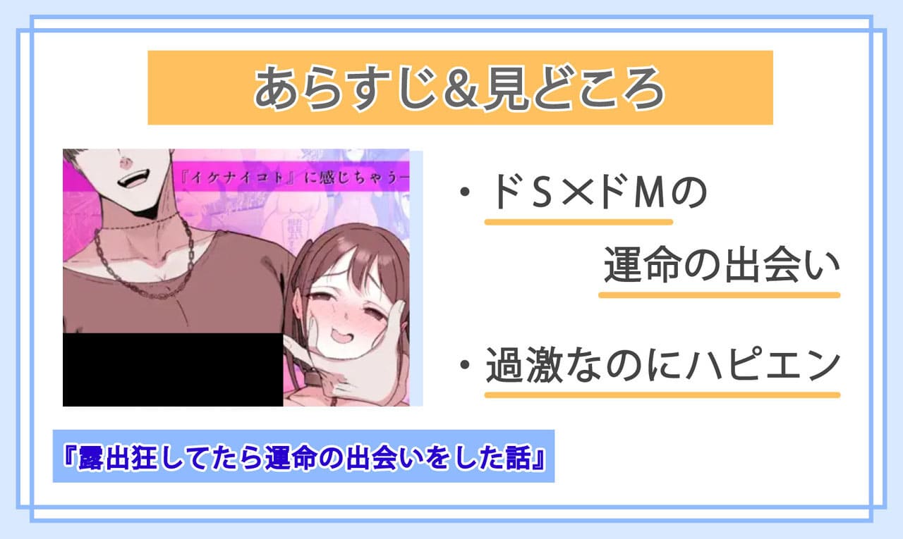 露出狂してたら運命の出会いをした話のあらすじと見どころ